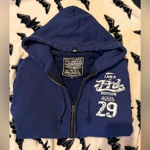🧿VON DUTCH ZIP UP💙